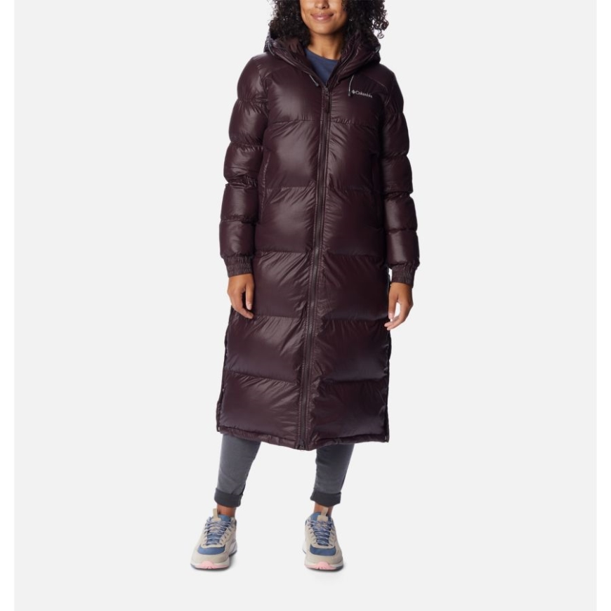 コロンビア レディース パイク レイク インサレーテッド フード付き ロング パファー ジャケット ニュー シンダー