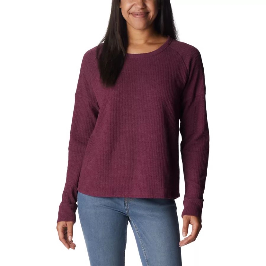 コロンビア レディース パイン ピーク 長袖 サーマル シャツ マリオンベリー ヘザー