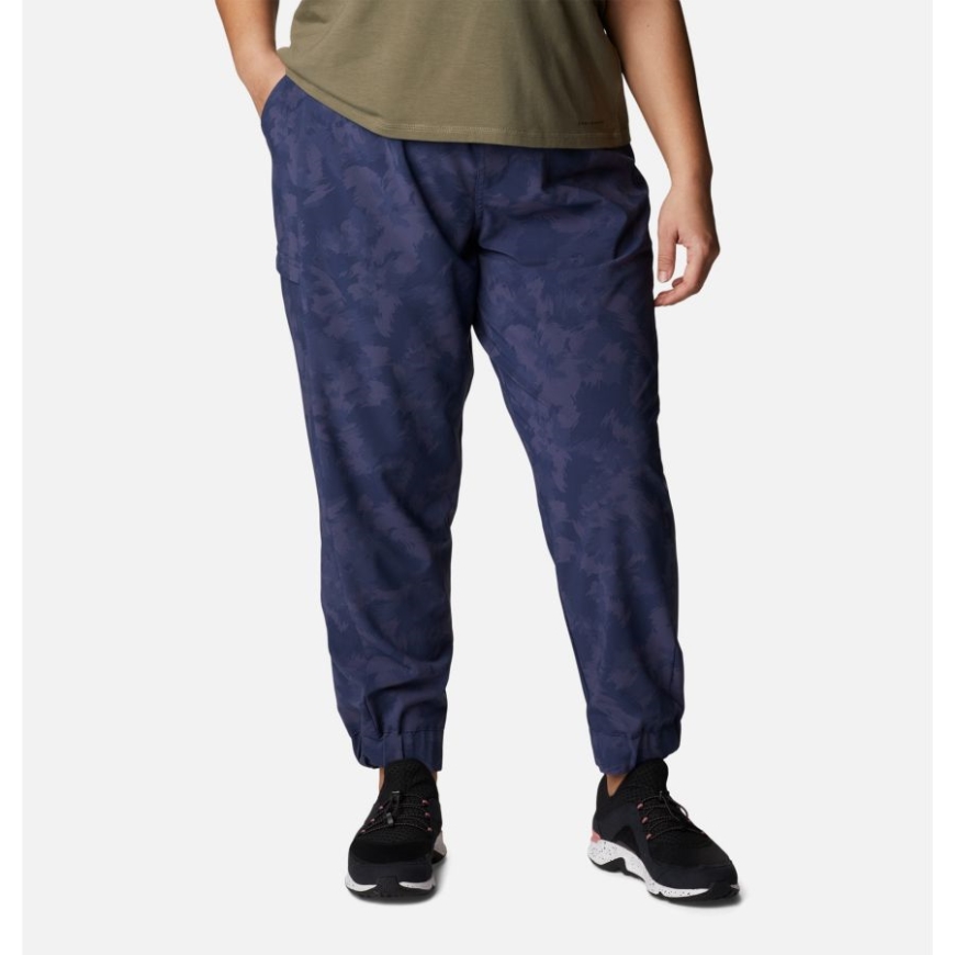 コロンビア レディース プレザント クリーク ジョガー プラスサイズ 夜行性台風 ブルーム