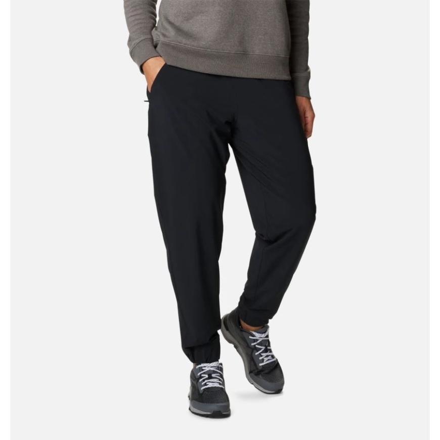 コロンビアの女性の快適なクリーク暖かいジョガー ブラック