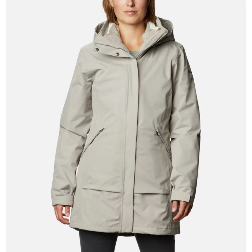 コロンビア レディース プラスキー 3-in-1 ジャケット フリント グレー