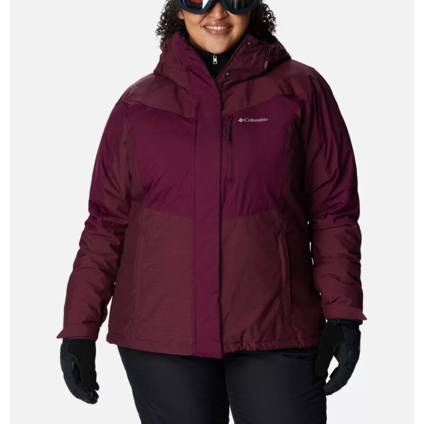 コロンビア レディース ロージー ラン インサレーテッド ジャケット プラス サイズ マリオンベリー/マリオンベリー ヘザー