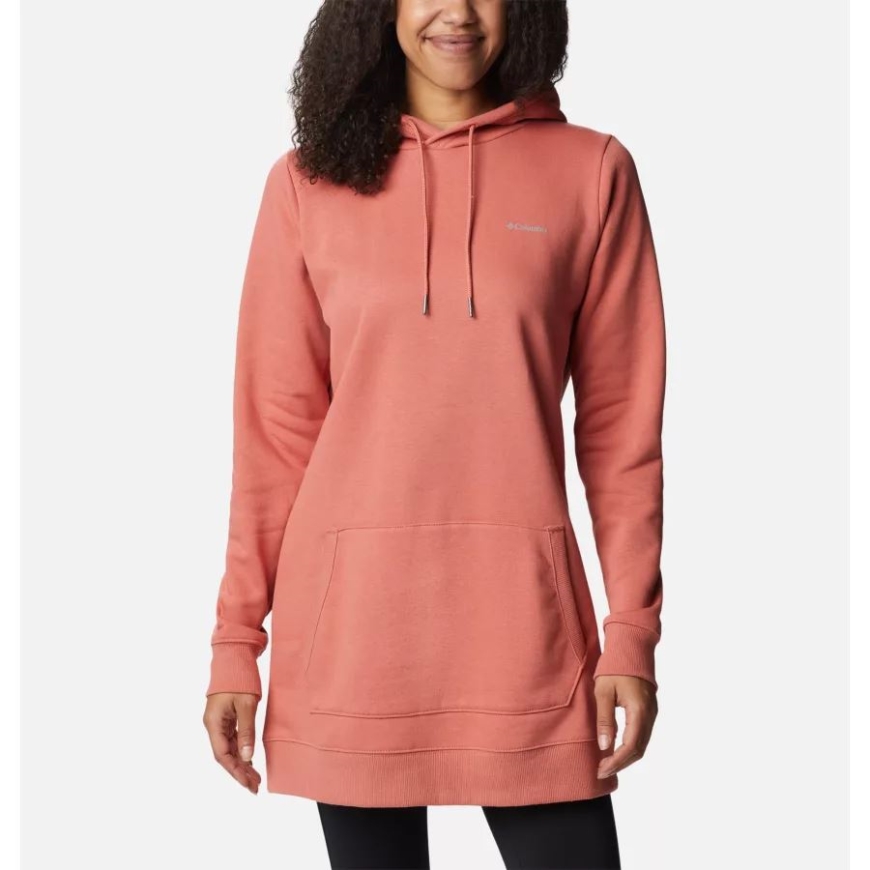 コロンビア レディース ラッシュ バレー ロング パーカー ダークコーラル