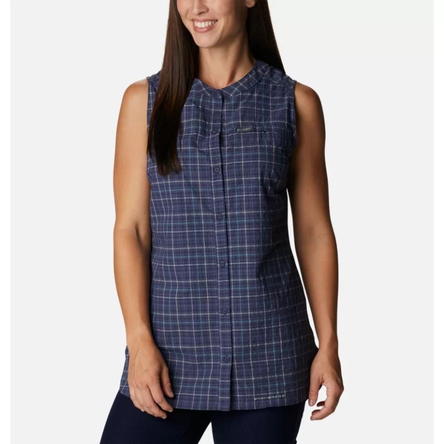 コロンビア レディース シルバー リッジ ノベルティ チュニック 夜行性標高グリッド