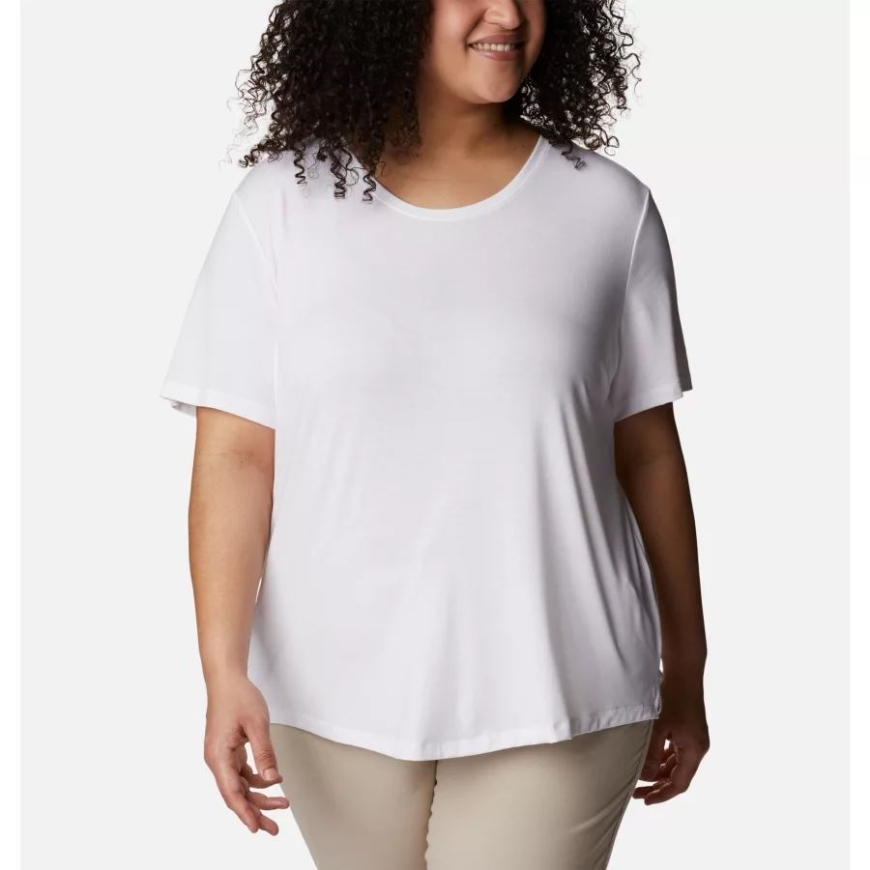 コロンビア レディース スラック ウォーター ニット Tシャツ Ii プラス サイズ ホワイト