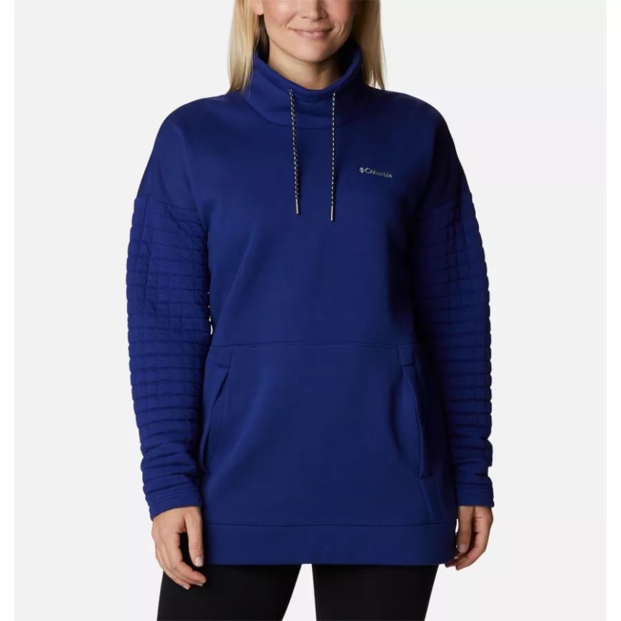 コロンビア レディース サンデー サミット オーバーサイズ ファンネル プルオーバー ダーク サファイア