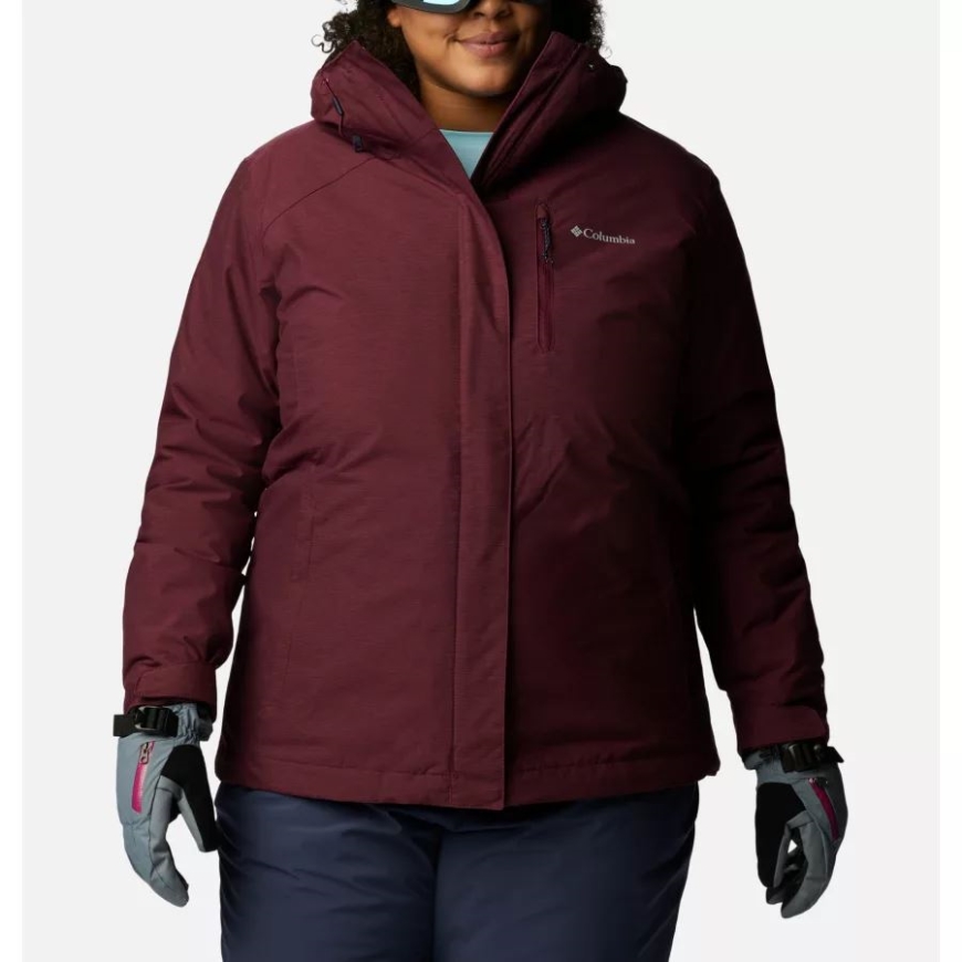 コロンビア レディース Whirlibird Iv インターチェンジ ジャケット プラス サイズ Marionberry Crossdye