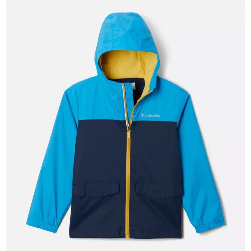 コンパスブルー/カレッジネイビー コロンビア ボーイズ レインジラ ジャケット