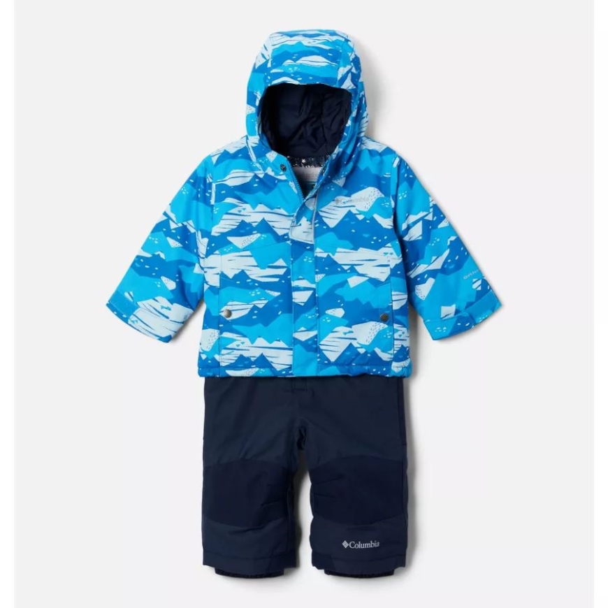コンパス ブルー スクラップスケープ トナル インファント ブガ ジャケット & ビブ セット コロンビア
