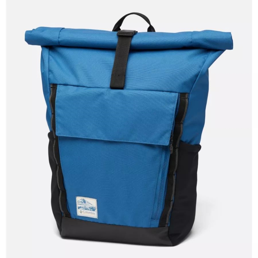 伝えます Ii 27l ロールトップ バックパック インパルス ブルー/アイコン パッチ コロンビア