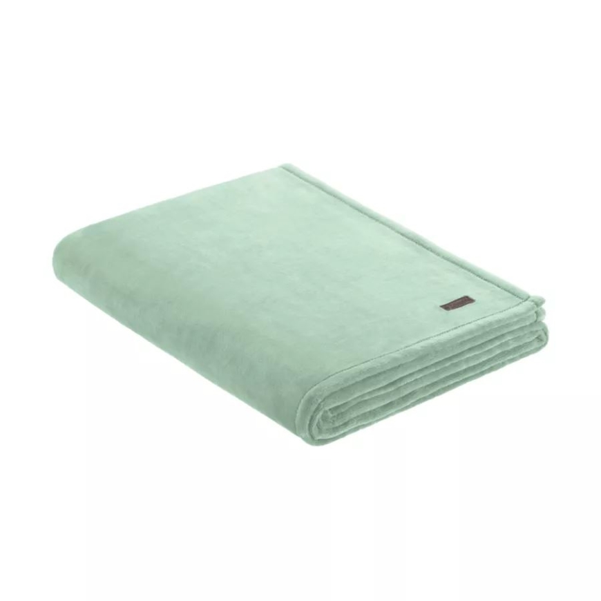 クールグリーンのぬいぐるみスローブランケットコロンビア