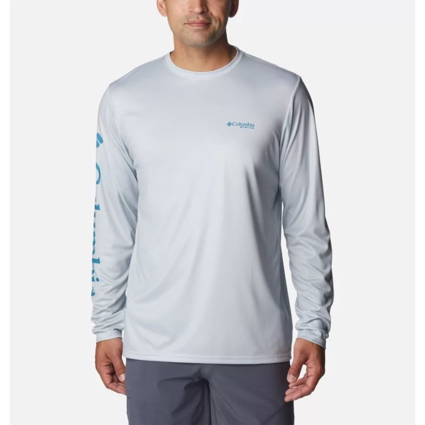 クール グレー/セイルフィッシュ メンズ Pfg ターミナル タックル キャリー チェン ロング スリーブ シャツ コロンビア