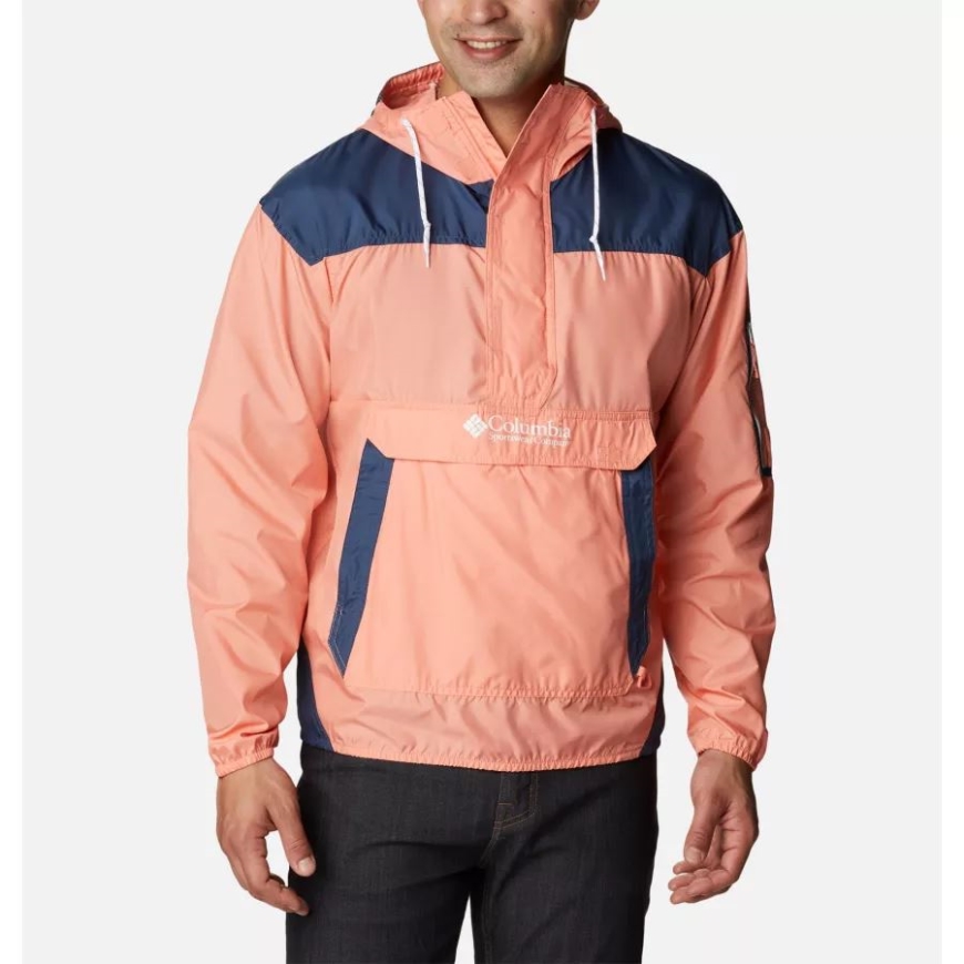 コーラルリーフ/ダークマウンテン メンズ チャレンジャー ウインドブレーカー コロンビア