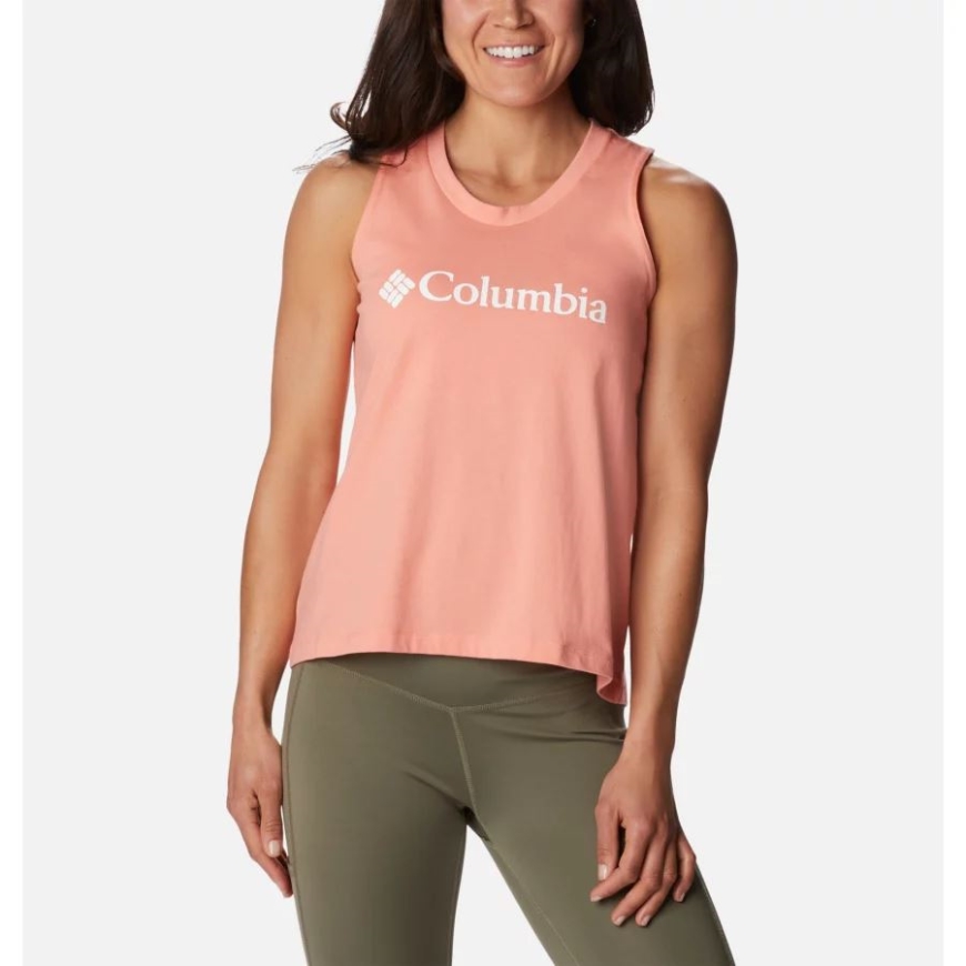 コーラル リーフ/ホワイト ブランド コロンビア ウィメンズ ノース カスケード タンク