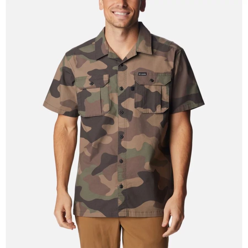 サイプレス モッズ カモ コロンビア メンズ ワロワ ノベルティ 半袖シャツ