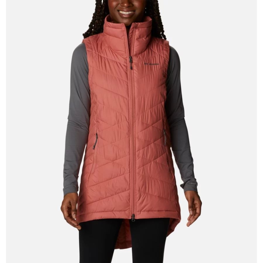 ダーク コーラル コロンビア レディース ヘブンリー ロング ベスト