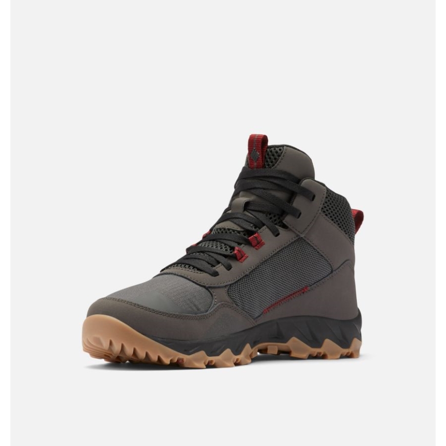 ダーク グレー/レッド ジャスパー メンズ フロー センター シューズ コロンビア