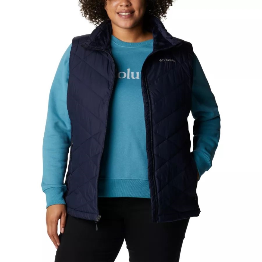 ダーク ノクターナル コロンビア レディース ヘブンリー ベスト プラスサイズ