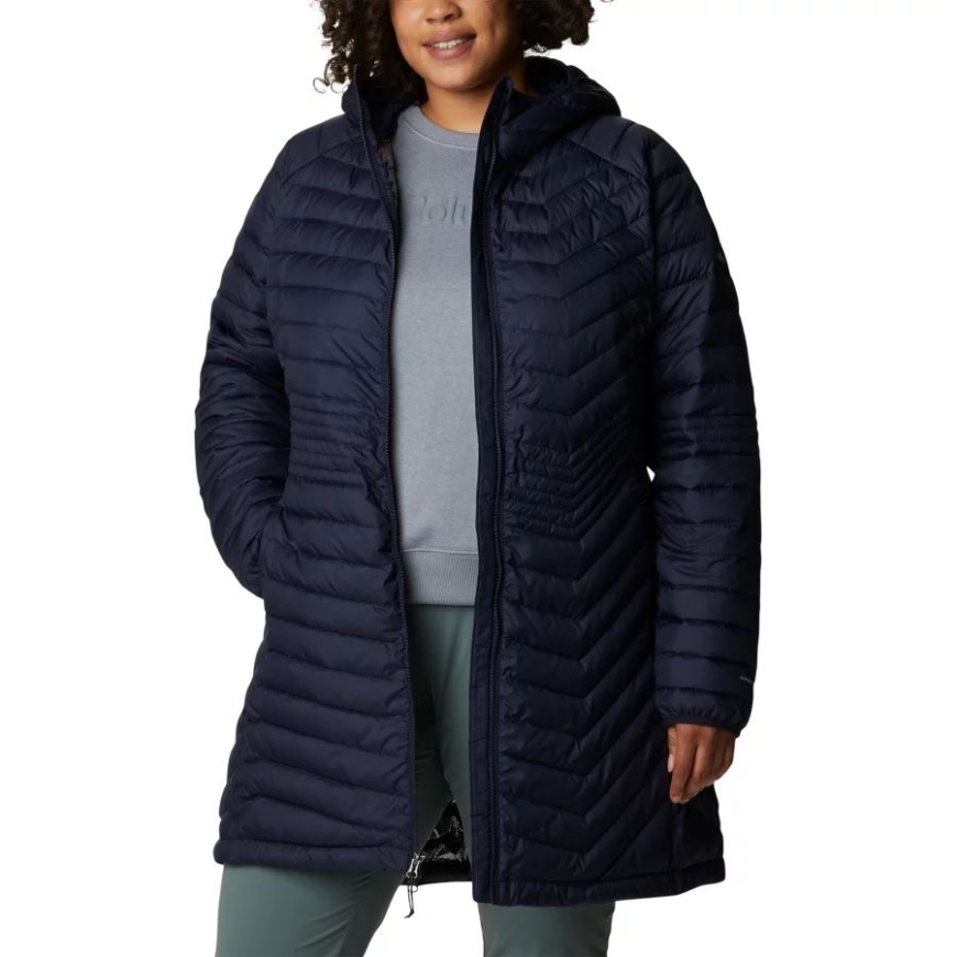 ダーク ノクターナル コロンビア レディース パウダー ライト ミッド ジャケット プラス サイズ