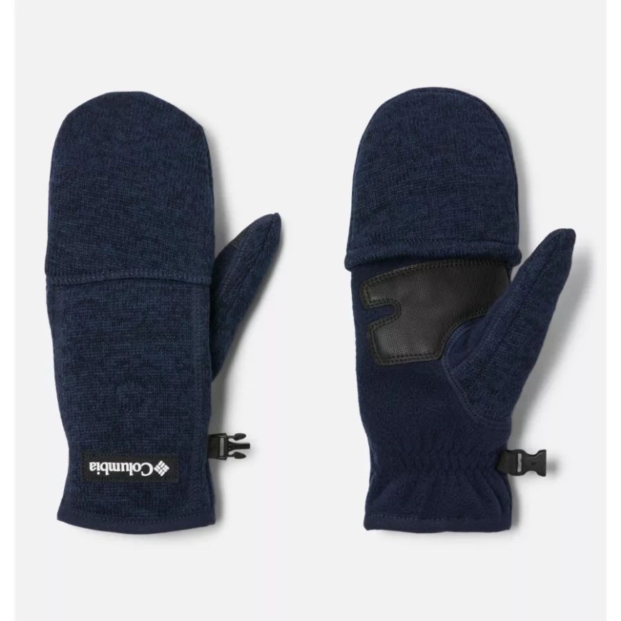 暗い夜行性の杢女性のセーター天候フリップ ミトン コロンビア