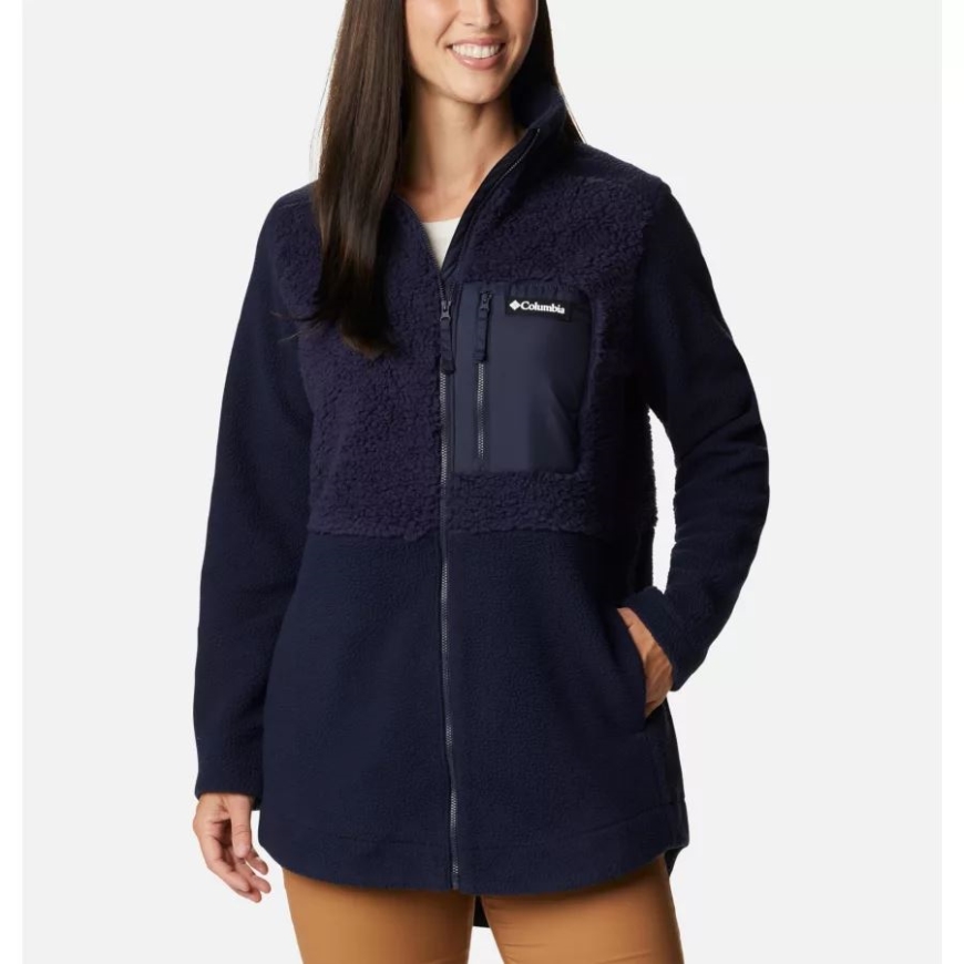 ダーク ノクターナル レディース コロンビア ロッジ シェルパ フルジップ フリース コロンビア