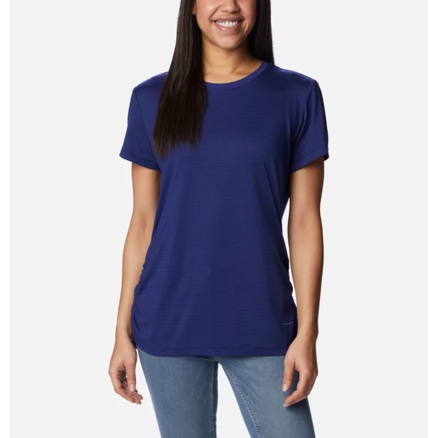 ダーク サファイア コロンビア レディース レスリー フォールズ ショート スリーブ シャツ