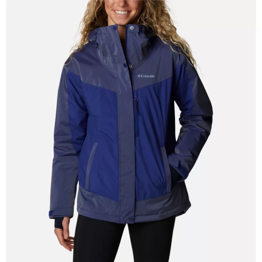 ダーク サファイア シーン レディース ポイント パーク インサレーテッド ジャケット コロンビア