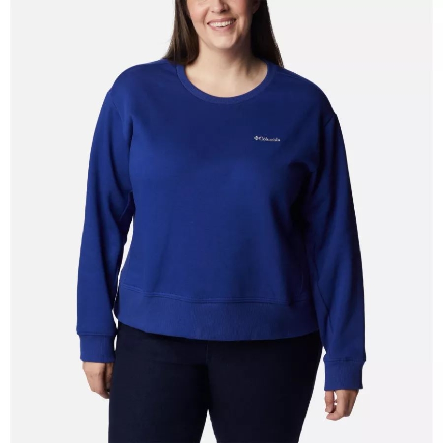 ダーク サファイア レディース コロンビア ロッジ クルー Iv スウェットシャツ プラスサイズ コロンビア