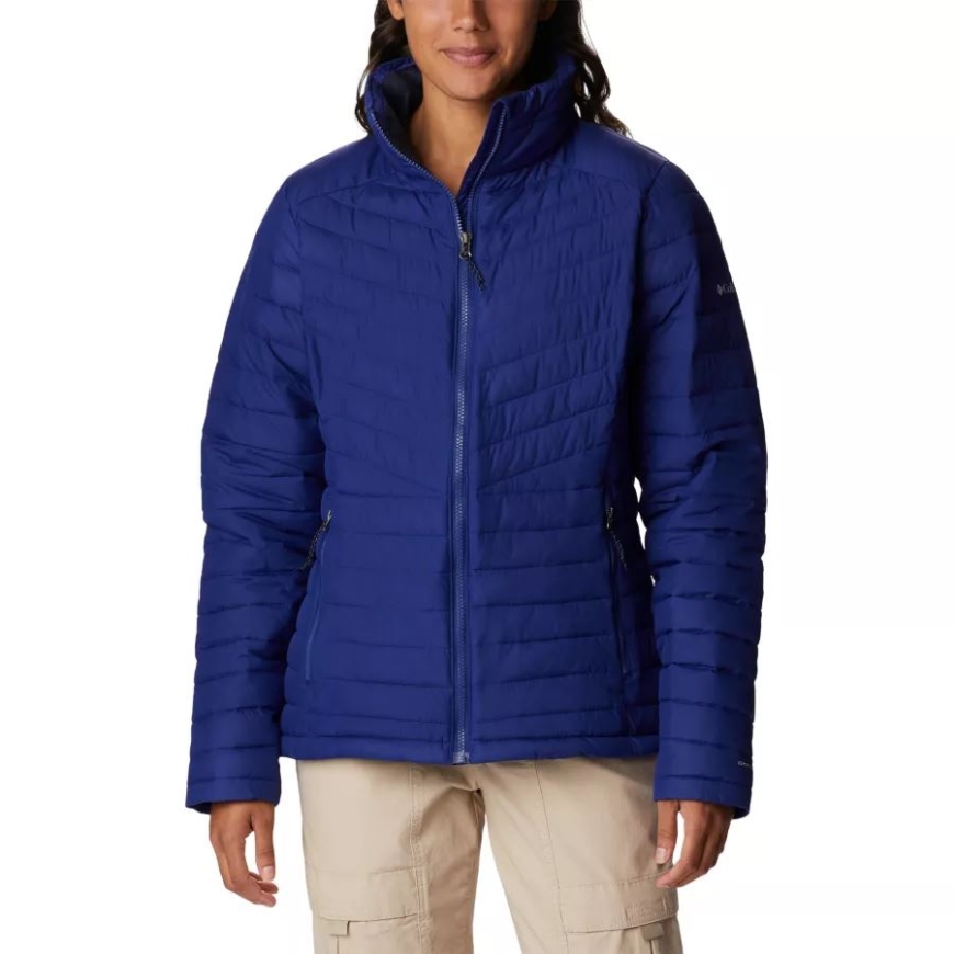 ダーク サファイア レディース スロープ エッジ ジャケット コロンビア