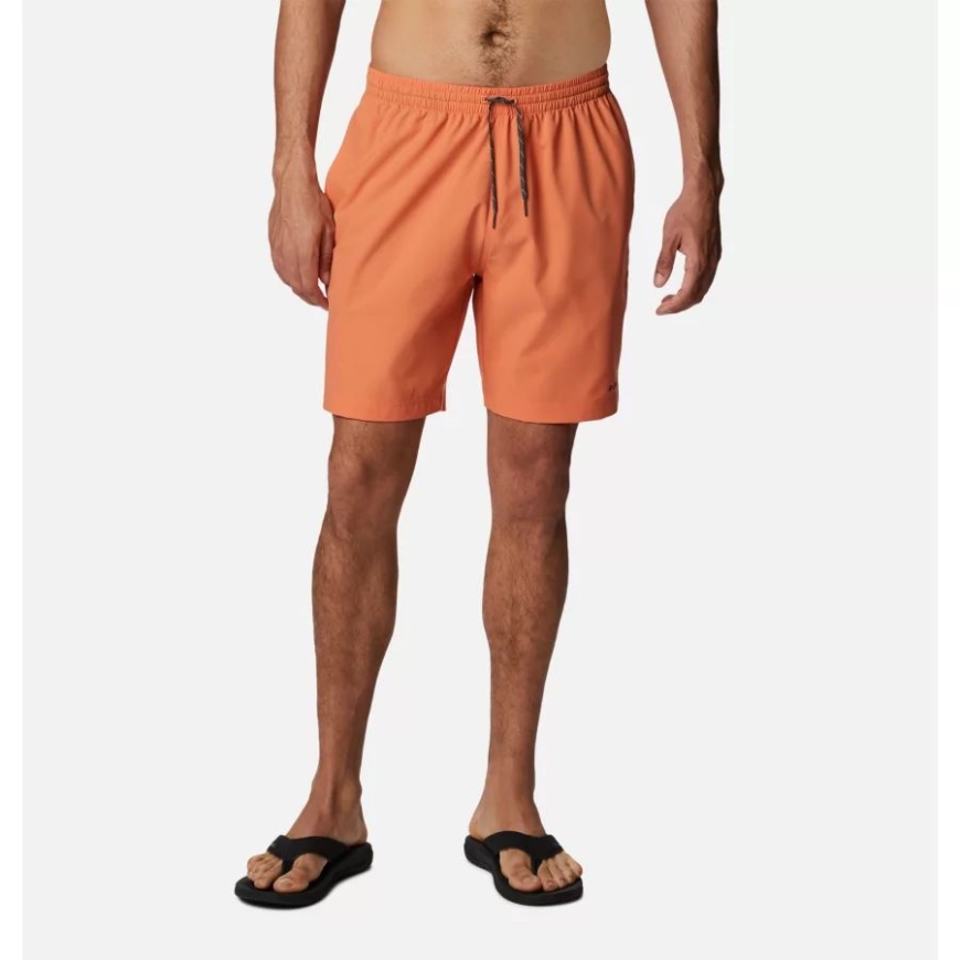デザート オレンジ メンズ サマータイド ストレッチ ショーツ コロンビア
