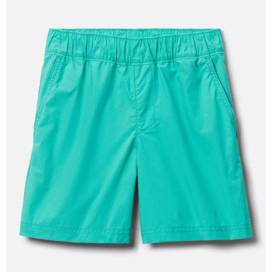 エレクトリック ターコイズ コロンビア ボーイズ ウォッシュ アウト ショーツ
