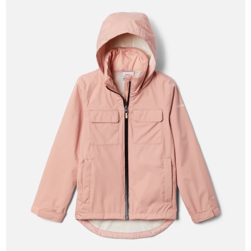 フェイク ピンク ガールズ ヴェダー パーク ウォータープルーフ ジャケット コロンビア