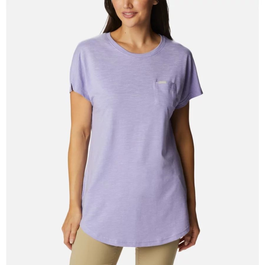 フロスト パープル レディース ケード ケープ T シャツ コロンビア