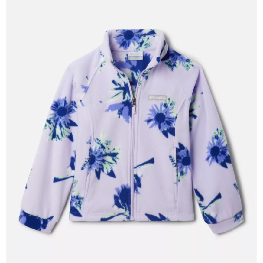 ガールズ ベントン スプリングス II プリント フリース ジャケット コロンビア ブランド パープル ティント ステイケーション
