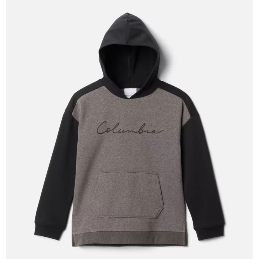 女子コロンビアパーク ロングパーカー チャコールヘザー/ブラックコロンビア