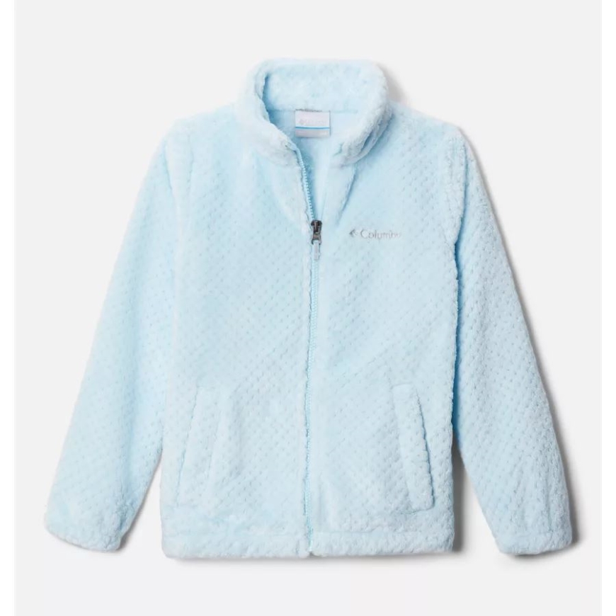ガールズファイヤーサイドシェルパジャケット春ブルーコロンビア