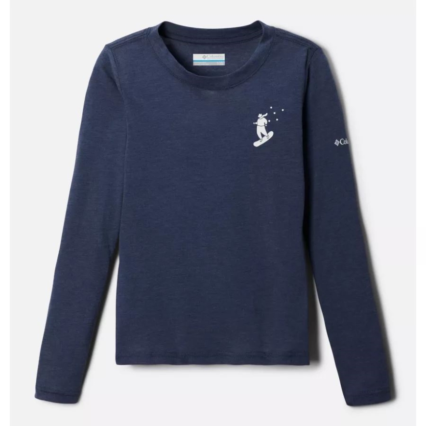 ガールズヘーゼルデルヒル長袖グラフィックTシャツコロンビアノクターナル/ジェムスキーヤー