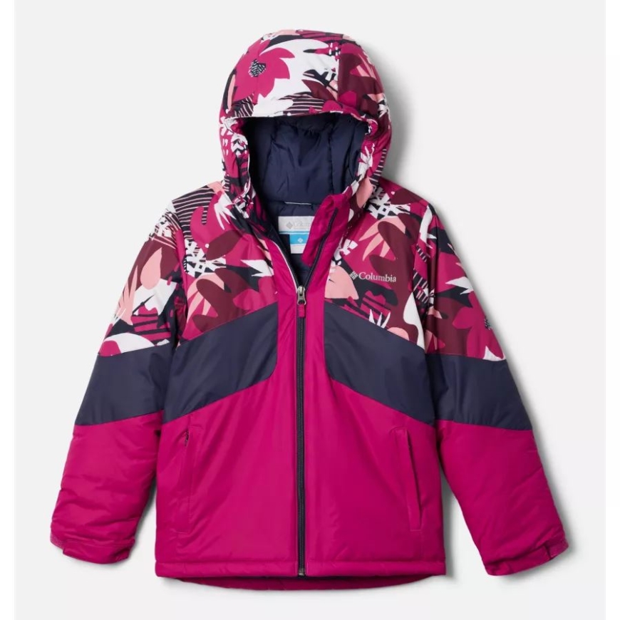 ガールズ ホライズン ライド II ジャケット コロンビア ワイルド フクシア/ワイルド フクシア スクラップタニカル