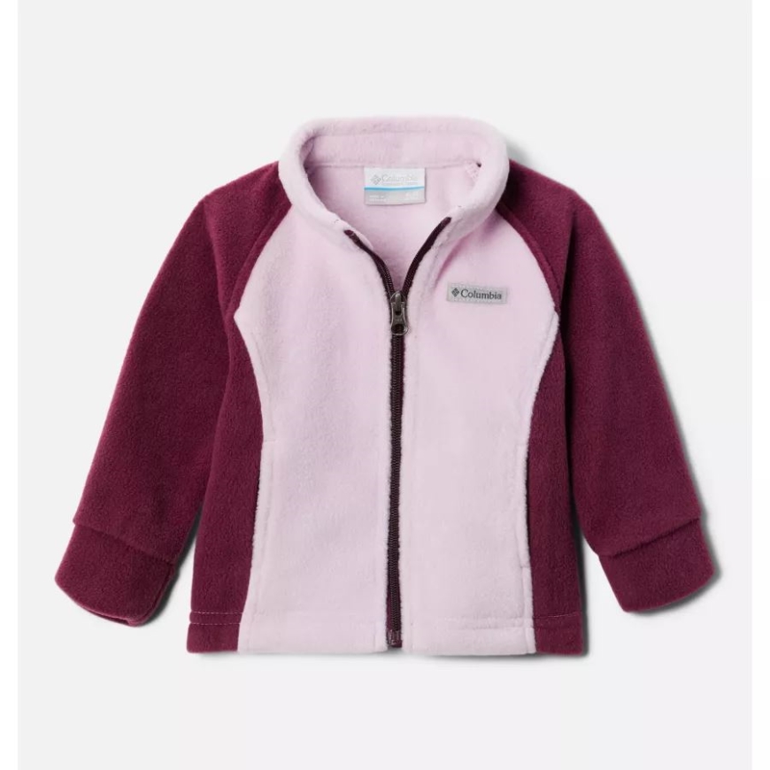 ガールズ インファント ベントン スプリング フリース ジャケット コロンビア マリオンベリー/オーラ