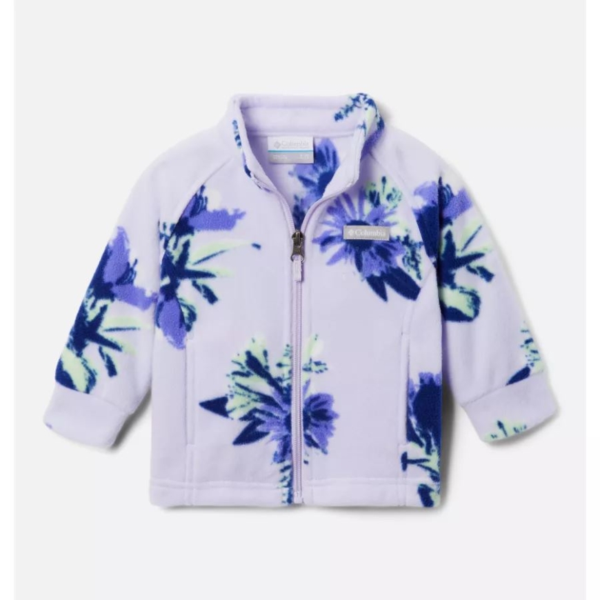 女児 幼児 ベントン スプリングス II プリント フリース ジャケット パープル ティント ステイケーション コロンビア
