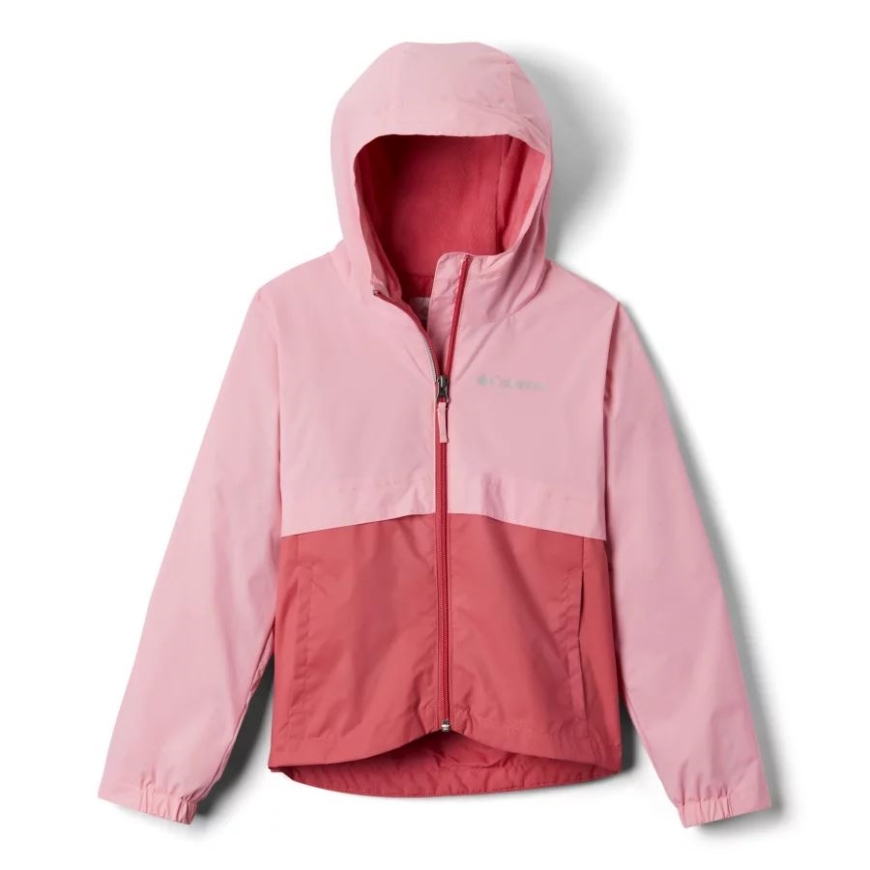 ガールズレインジラジャケットコロンビアルージュピンク/ピンクオーキッド