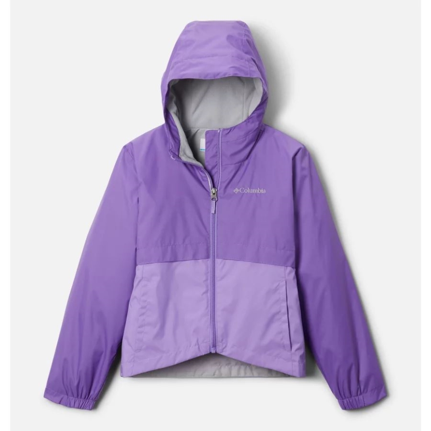 ガールズ レインジラ ジャケット グレープガム/ペイズリーパープル コロンビア
