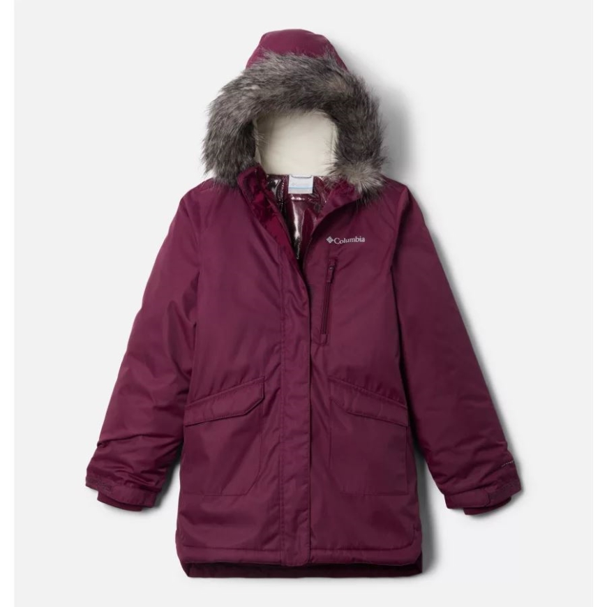 女子 サトル マウンテン ロング インサレーテッド ジャケット Marionberry Columbia Brand