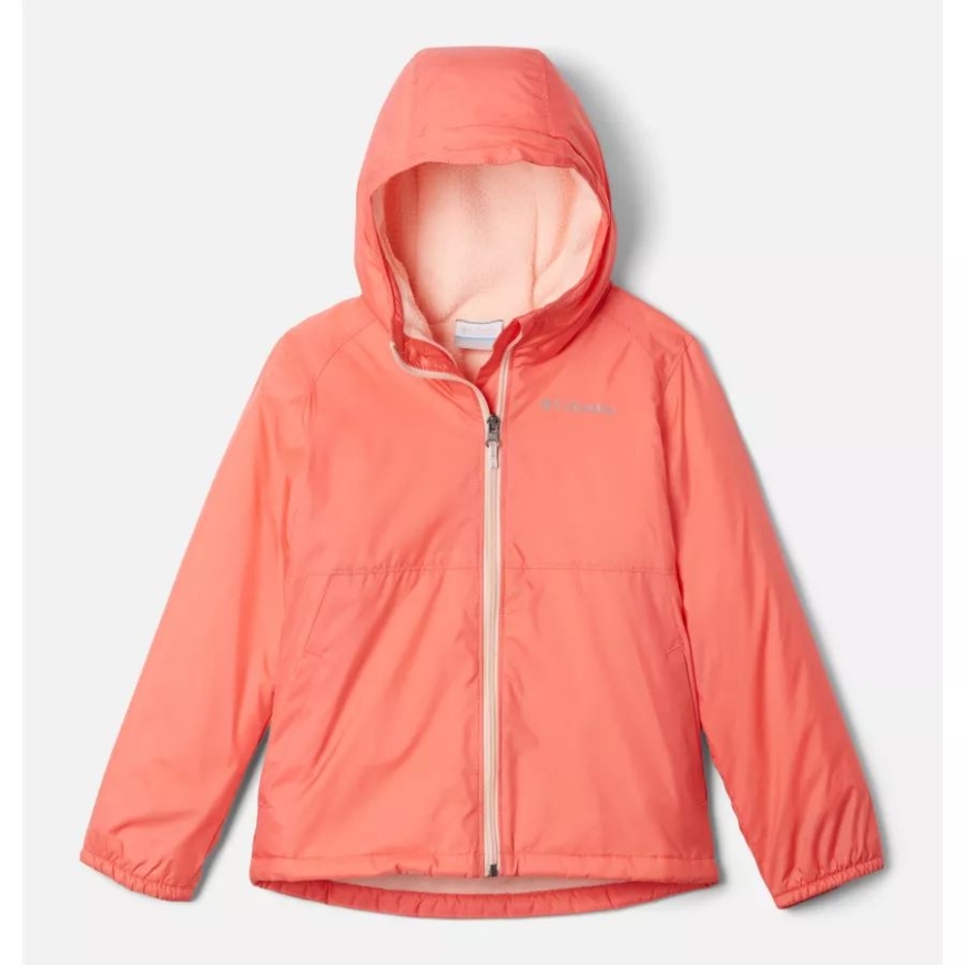 ガールズ スイッチバック シェルパ ライニング ジャケット コロンビア ブラッシュピンク