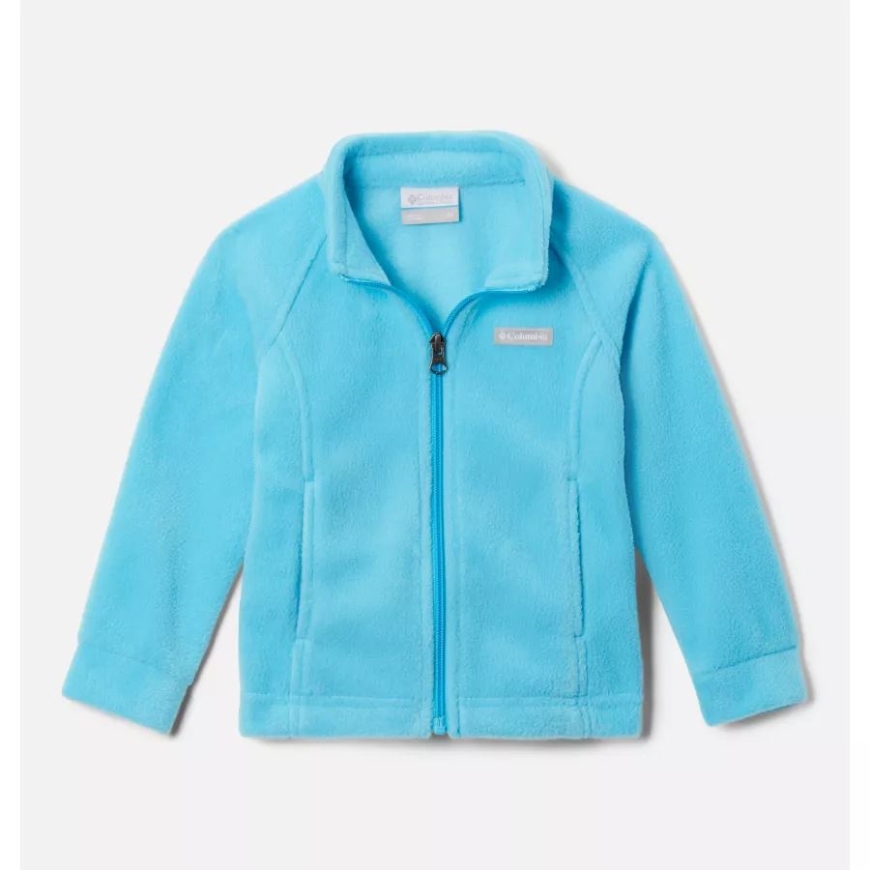 女の子の幼児ベントン スプリング フリース ジャケット環礁コロンビア