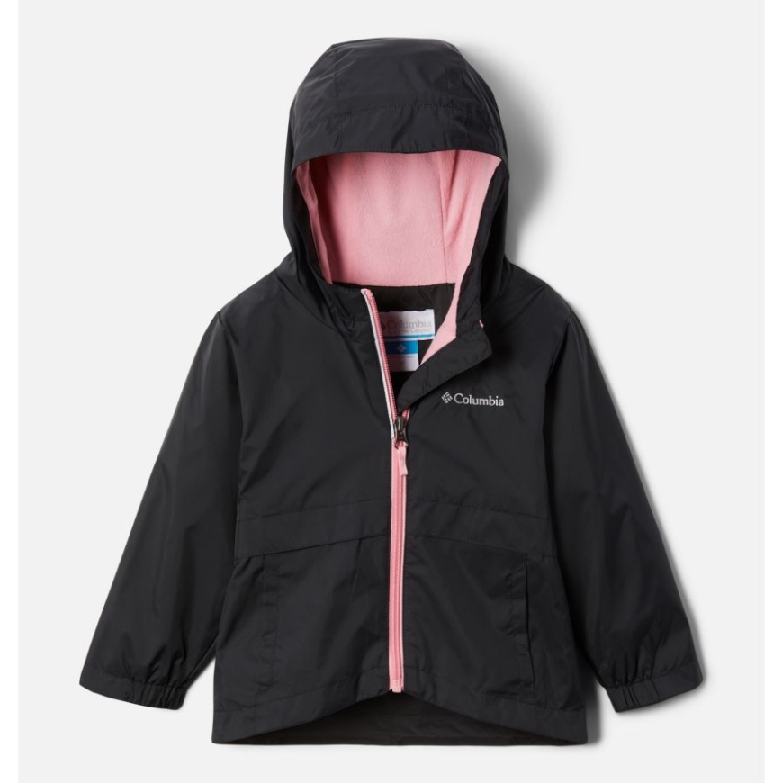 女の子 幼児 レインジラ ジャケット コロンビア ブラック