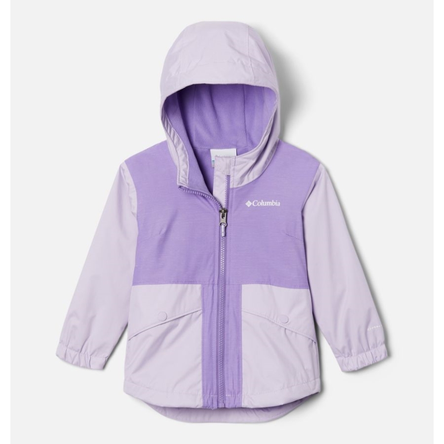 女の子 幼児 雨の小道 フリース裏地付きジャケット モーニングミスト/モーニングミスト スラブ コロンビア