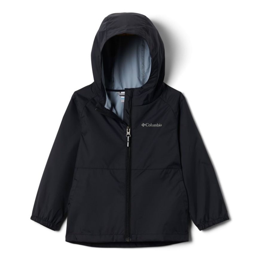 女の子の幼児スイッチバック Ii レイン ジャケット コロンビア ブラック