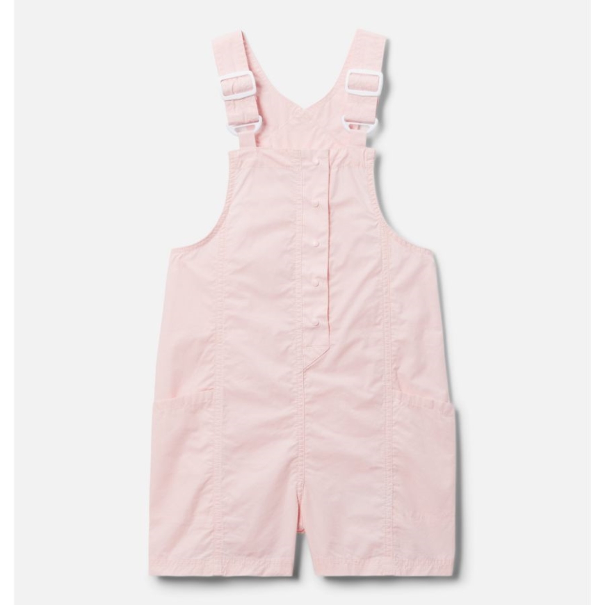 女の子用ウォッシュアウトプレイスーツサテンピンクコロンビア