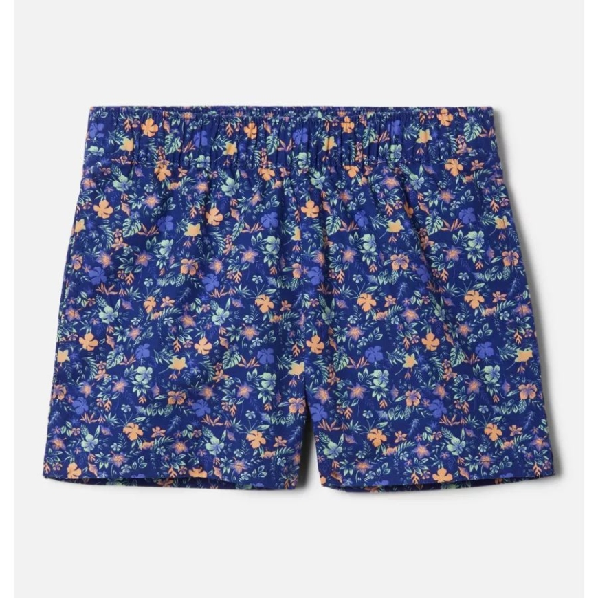 ガールズ プリントショーツ ダークサファイア ミニビスカス コロンビア